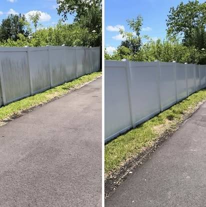 Vinyl Fence Wash